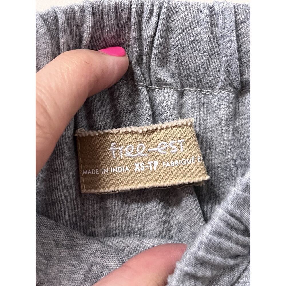 Free People Free-est Heather Pant Wide Leg Jogger Silhouette Size Large NWT - Picture 7 of 7